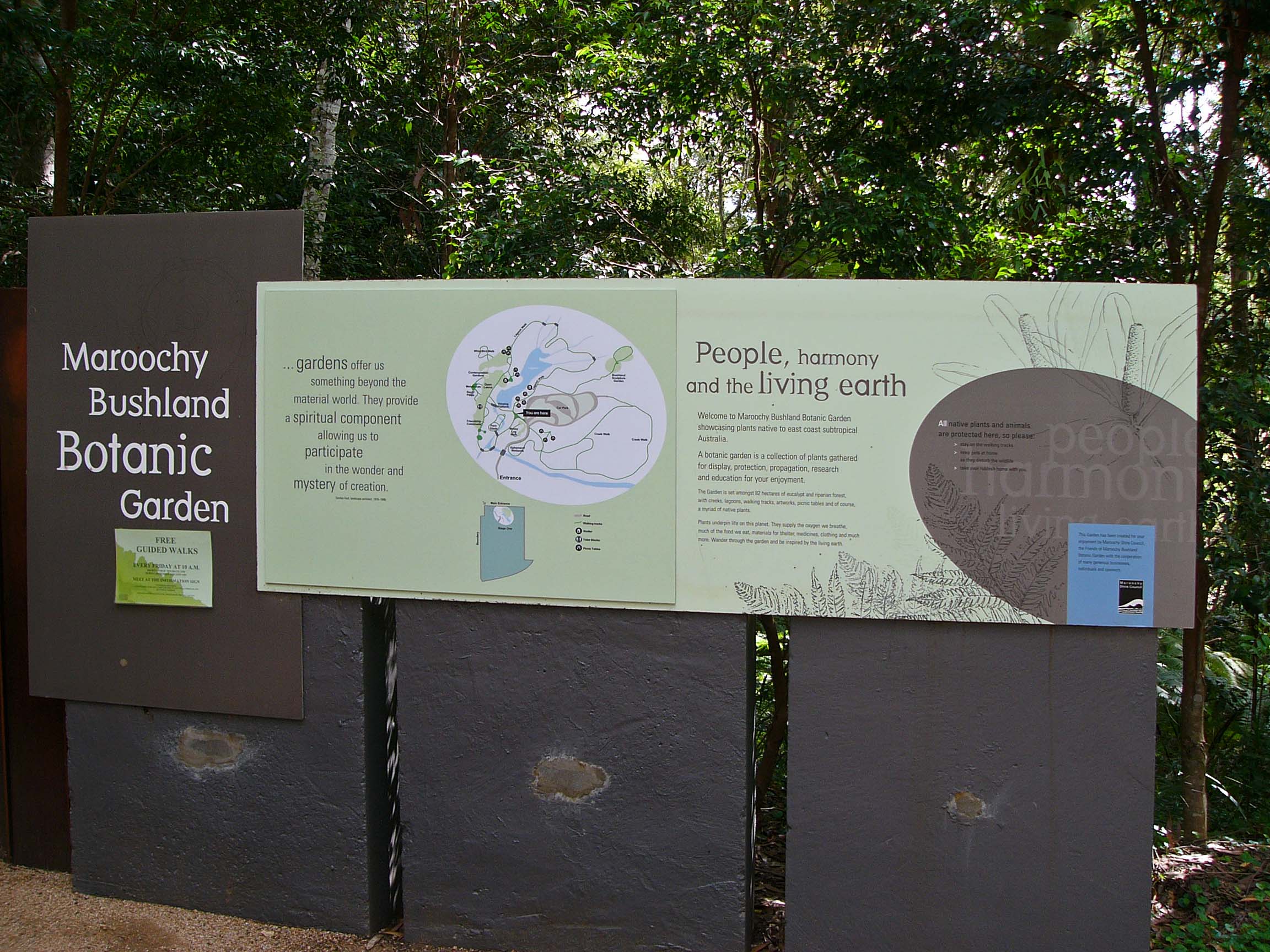 Trail Image for Maroochy Regional Bushland Botanic Garden: Sculpture Garden walk